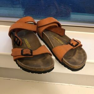 Orange Birkenstock Yara like Style